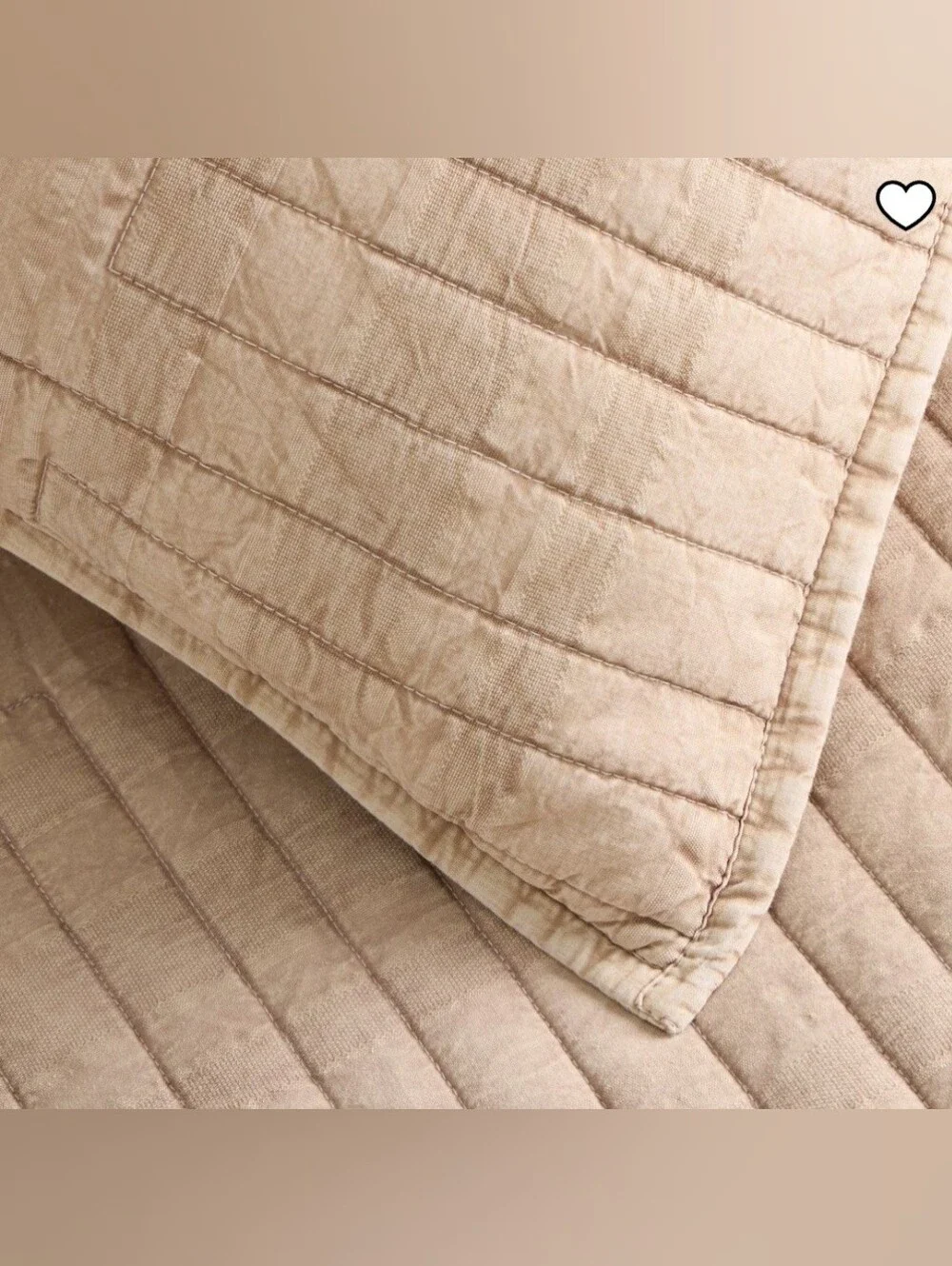 NEW!!! WEST ELM Parks Washed Cotton Quilt, King/California King,